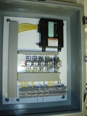 Radio remote control interface panel for handheld wireless pendant