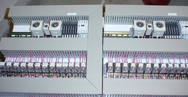 Twin control panels pre-wired for installation in enclosures